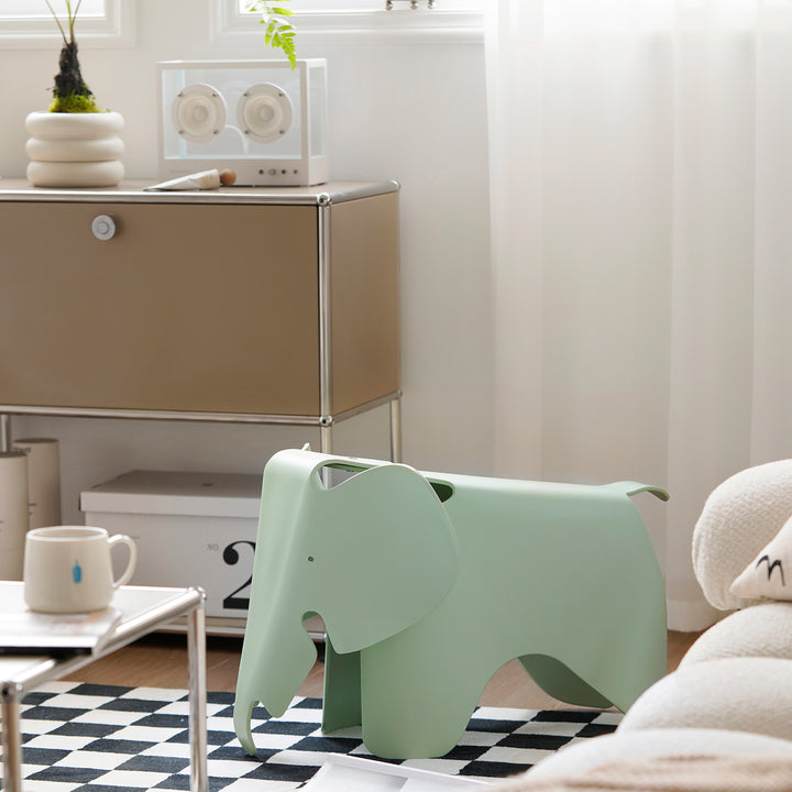 Contemporary plastic ottoman eli color swatches.