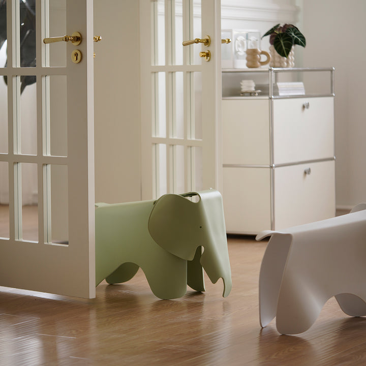 Contemporary plastic ottoman eli material variants.