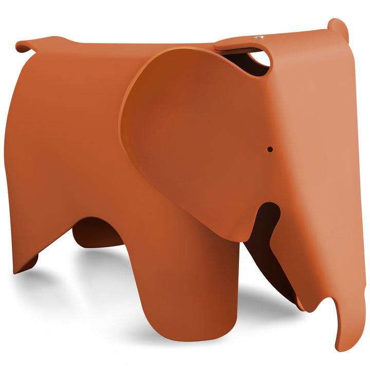 Contemporary plastic ottoman eli in still life.