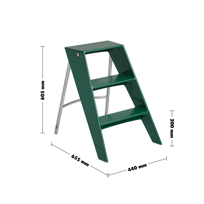Contemporary plastic steel ladder alto size charts.