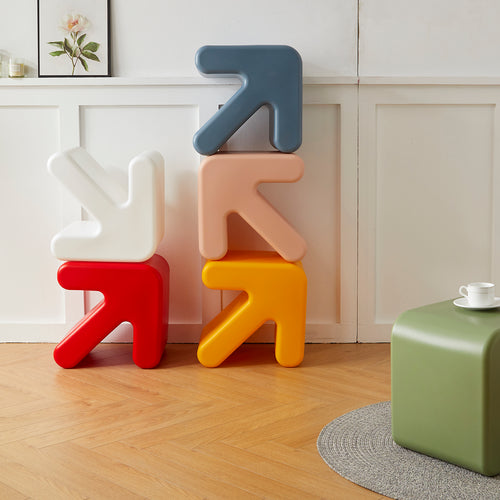 Bauhaus Plastic Stool Side Table ARROW Good to Know Preview-1
