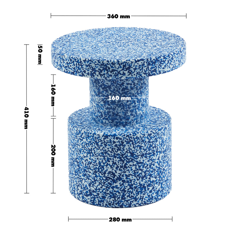 Bauhaus plastic stool side table pixel size charts.