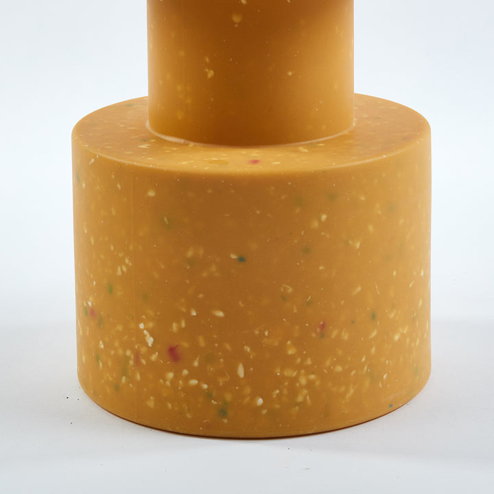 Contemporary plastic stool side table pixel in details.