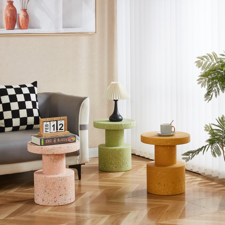 Contemporary plastic stool side table pixel situational feels.