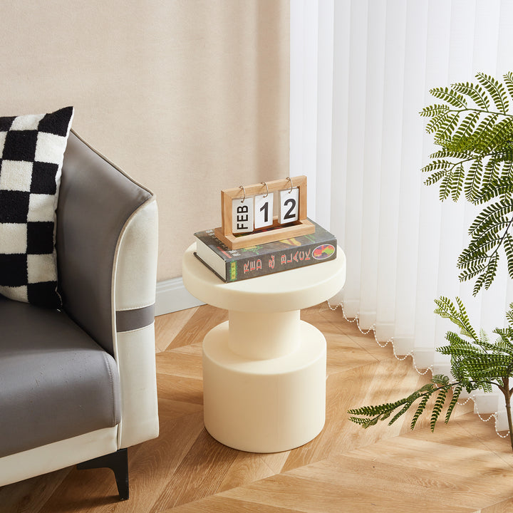 Contemporary plastic stool side table pixel detail 1.