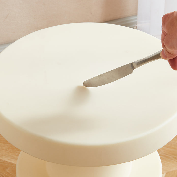 Contemporary plastic stool side table pixel detail 4.