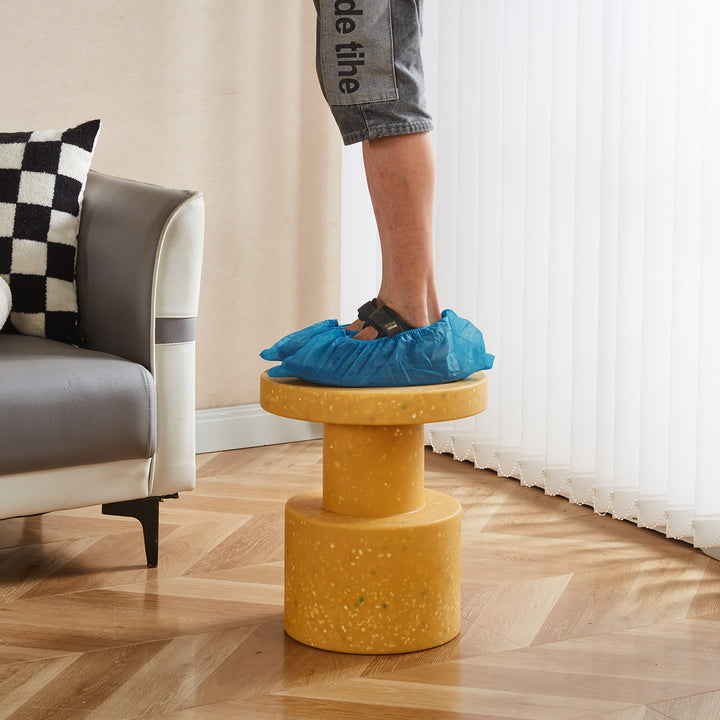 Contemporary plastic stool side table pixel detail 6.