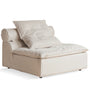 Contemporary Suede Fabric Modular Armless 1 Seater Sofa BLOOM