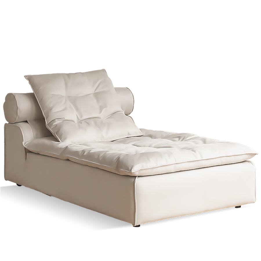 Contemporary Suede Fabric Modular Chaise 1 Seater Sofa BLOOM