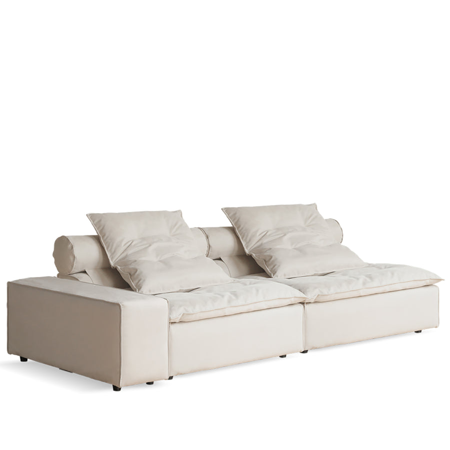 Contemporary Suede Fabric Modular Sectional 4 Seater Sofa BLOOM