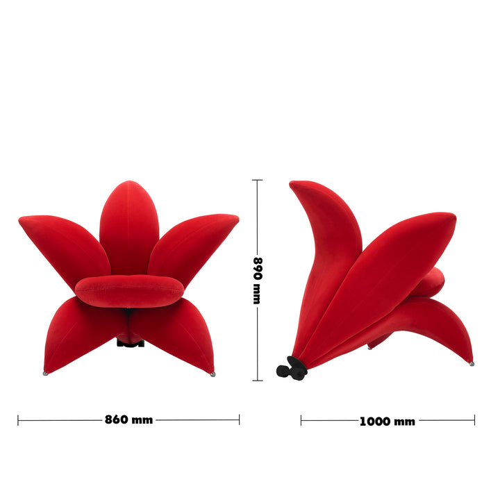 Contemporary velvet 1 seater sofa chair getsuen size charts.