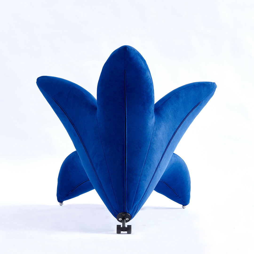 Contemporary velvet 1 seater sofa chair getsuen in details.