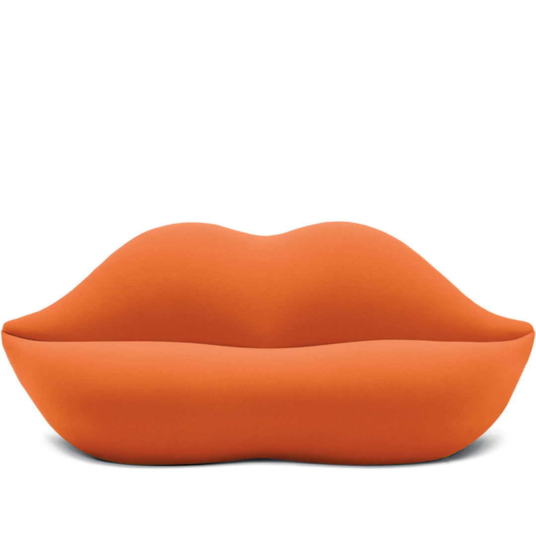 Contemporary velvet 2 seater sofa bocca detail 3.