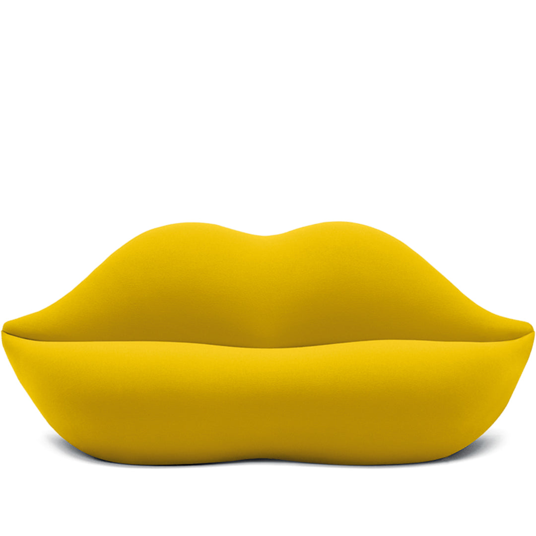 Contemporary velvet 2 seater sofa bocca detail 4.