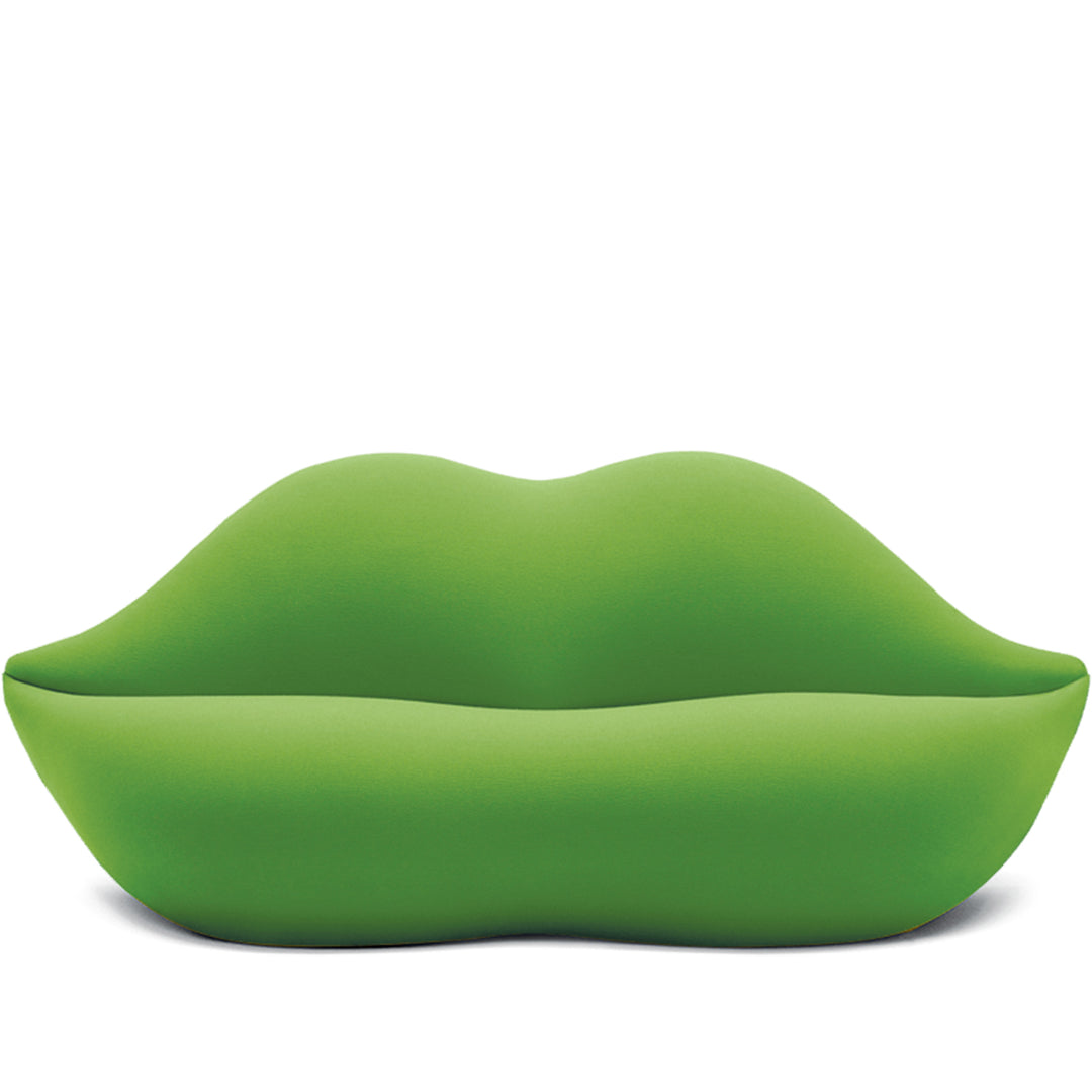 Contemporary velvet 2 seater sofa bocca detail 6.