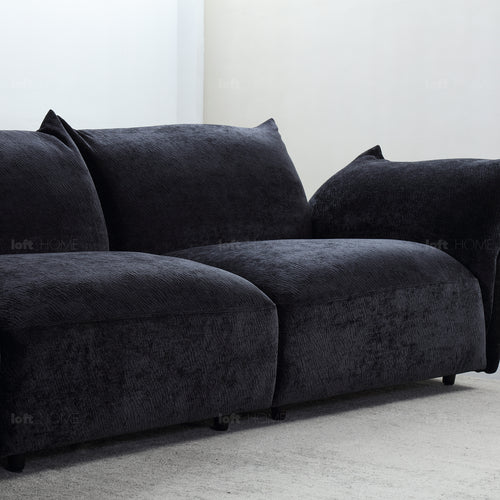 Modern Velvet Fabric Modular Armless 1 Seater Sofa FLOWER Good to Know Preview-1