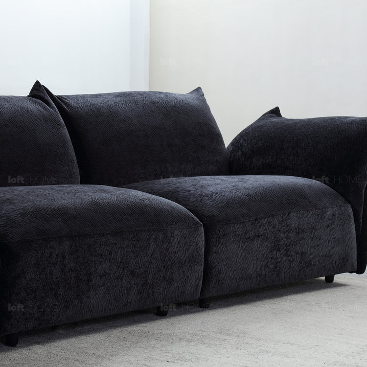Modern Velvet Fabric Modular Armless 1 Seater Sofa FLOWER Good to Know Preview-1