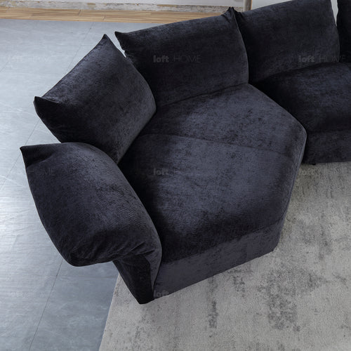 Modern Velvet Fabric Modular Big Joint Connection Sofa FLOWER Good to Know Preview-1