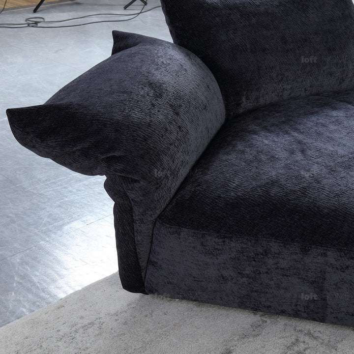 Contemporary Velvet Fabric Modular Corner 1 Seater Sofa FLOWER
