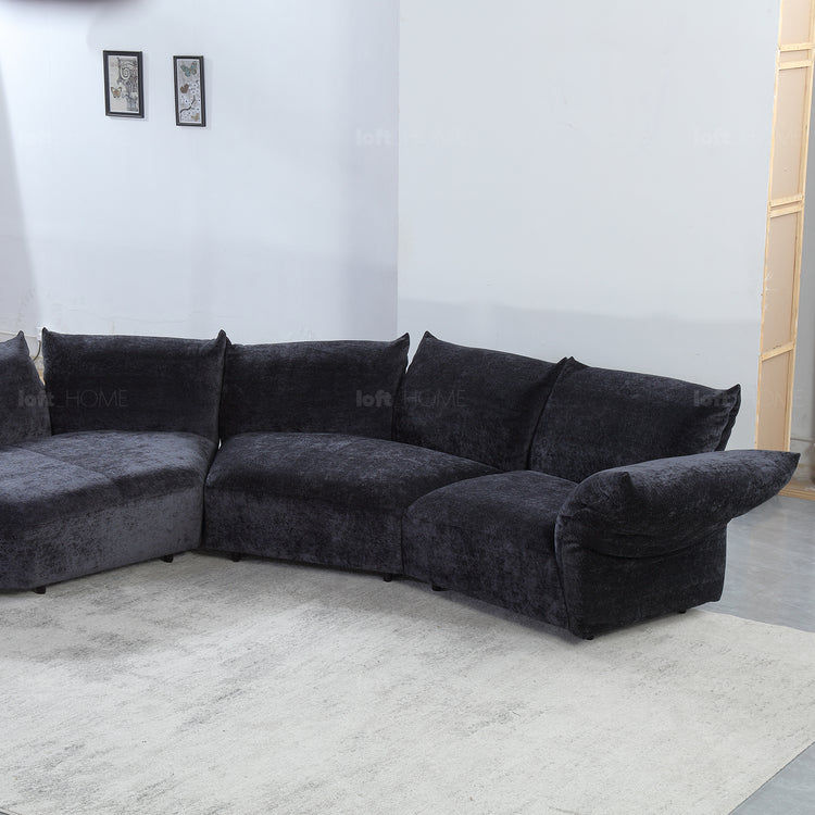 Modern Velvet Fabric Modular Small Joint Connection Sofa FLOWER Good to Know Preview-1