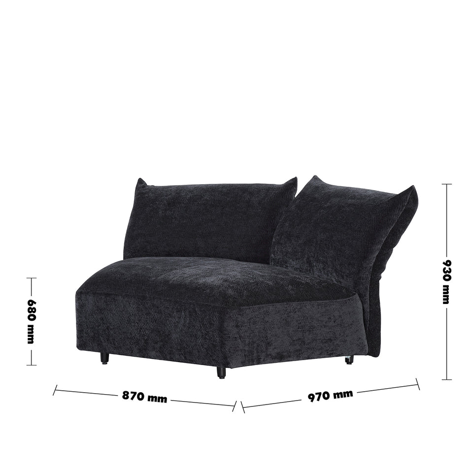 Bauhaus velvet fabric modular small joint connection sofa flower size charts.