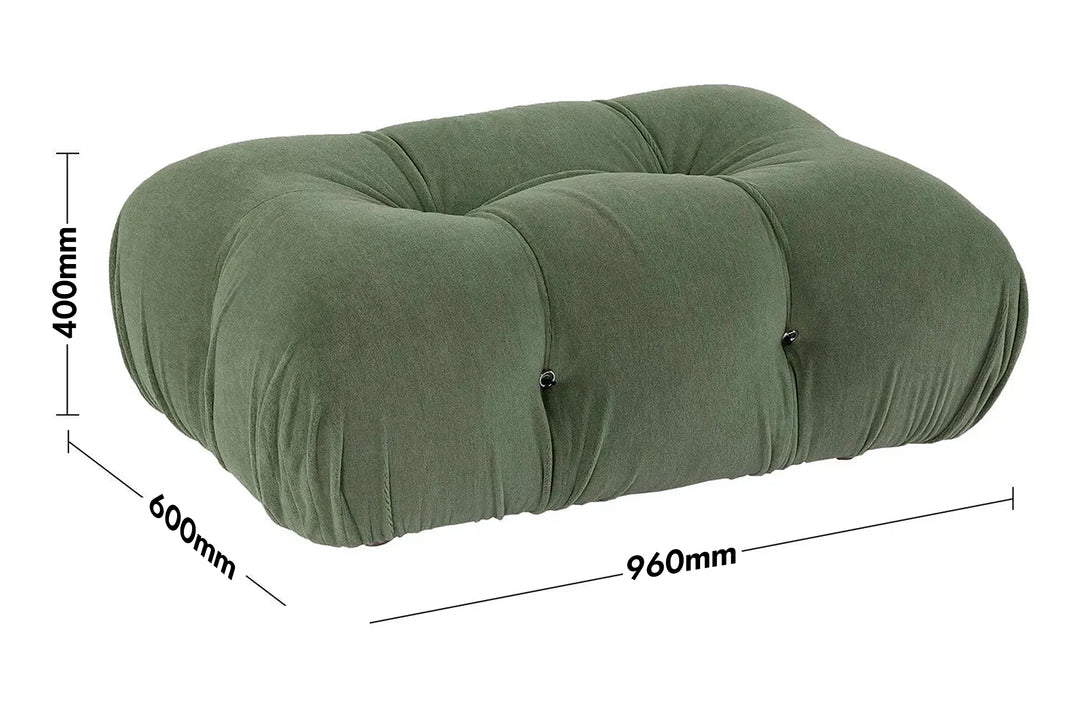 Contemporary Fabric Ottoman CAMALEONDA