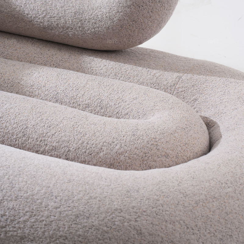 Cream Boucle 2 Seater Sofa MERINGUE Color Swatches