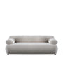 Cream Boucle Fabric 2 Seater Sofa MOCHI