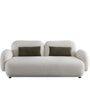 Cream Boucle Fabric 2 Seater Sofa PLUUM