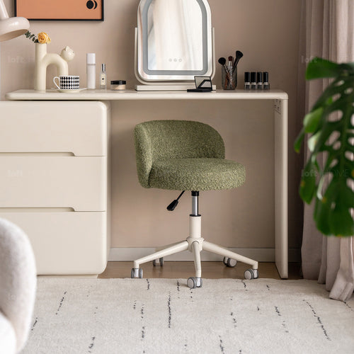 Cream Boucle Fabric Office Chair INS Good to Know Preview-1