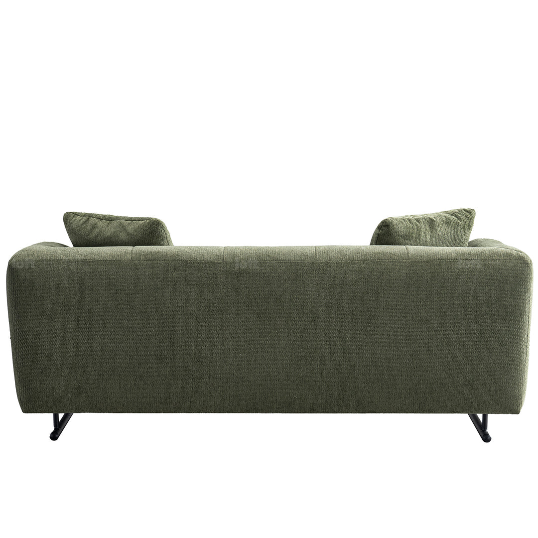 Cream cotton fabric 2 seater sofa verdo in real life style.