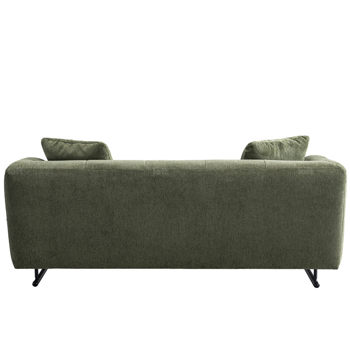 Cream cotton fabric 2 seater sofa verdo in real life style.
