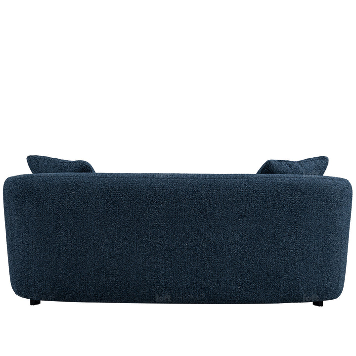 Cream mixed weave fabric 2 seater sofa navi in real life style.