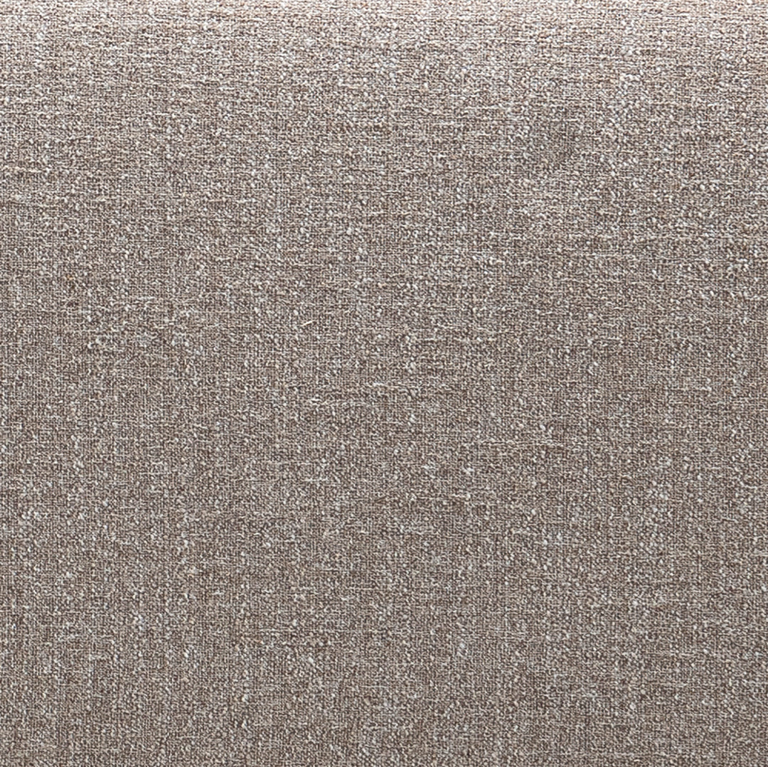 Cream mixed weave fabric 4 seater sofa luma color swatches.