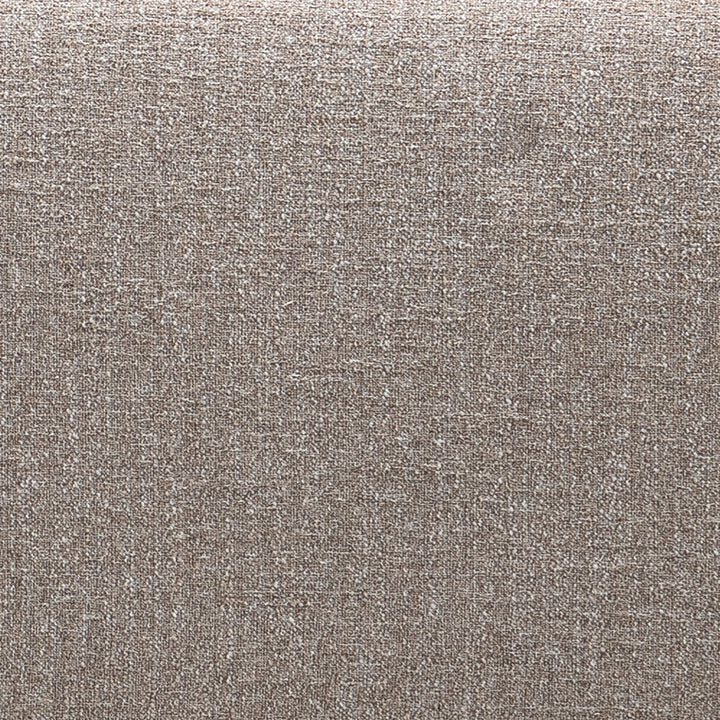 Cream mixed weave fabric 4 seater sofa luma color swatches.