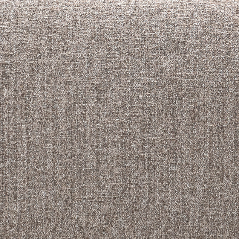 Cream mixed weave fabric 4 seater sofa luma color swatches.