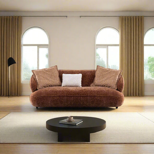 Cream Velvet Fabric 2 Seater Sofa COCOA Good to Know Preview-1