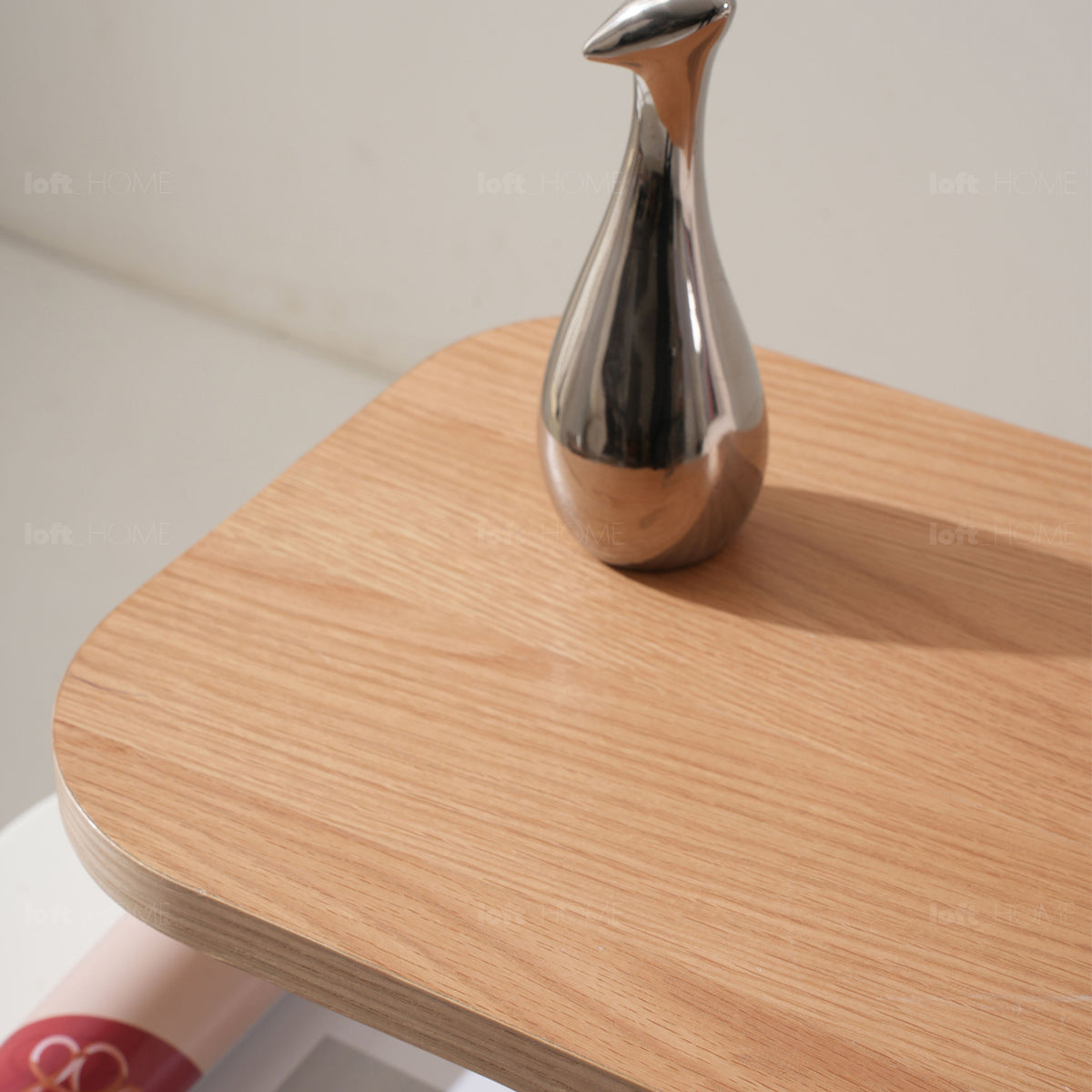 Modern Wood Side Table TIRAMISU Material Details Chart