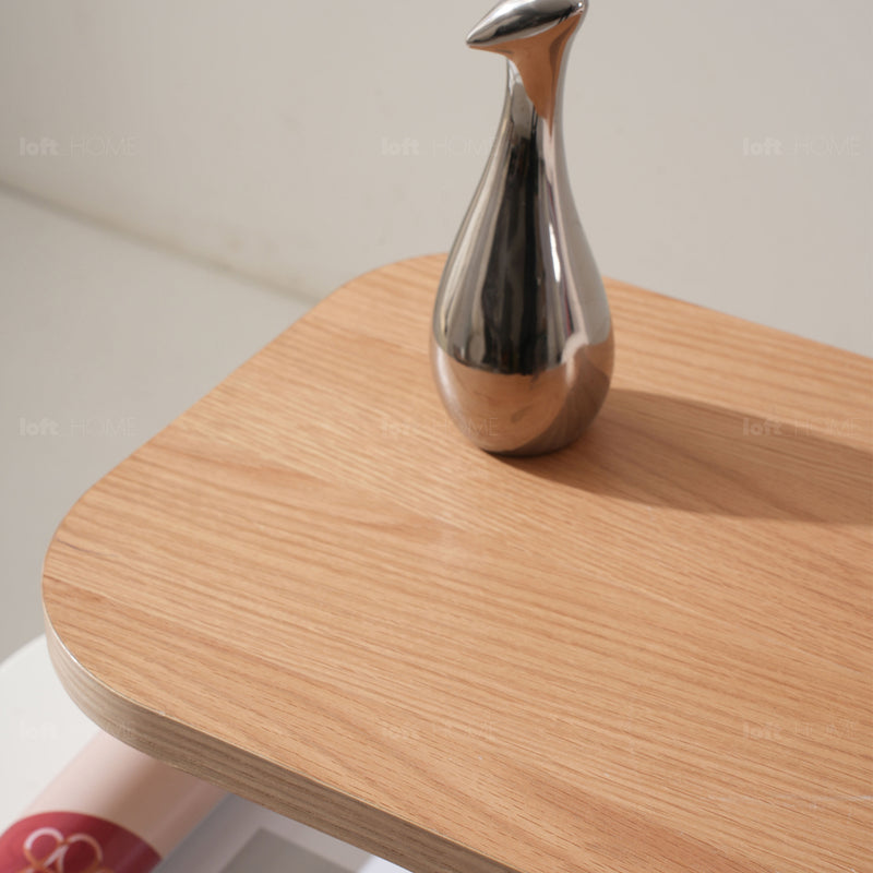 Modern Wood Side Table TIRAMISU Material Details Chart