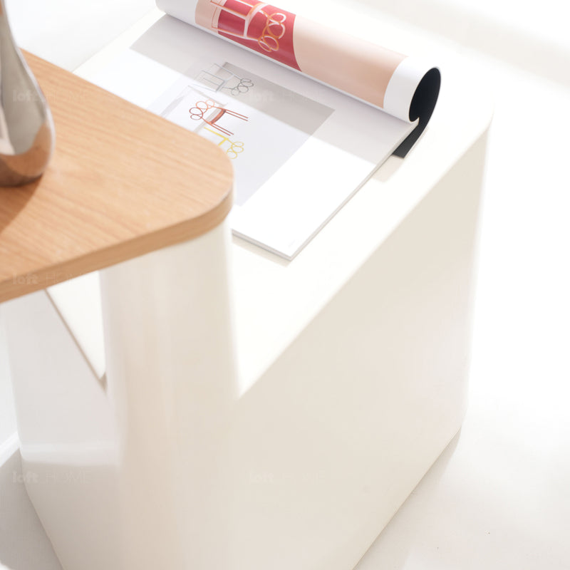 Modern Wood Side Table TIRAMISU Color Swatches