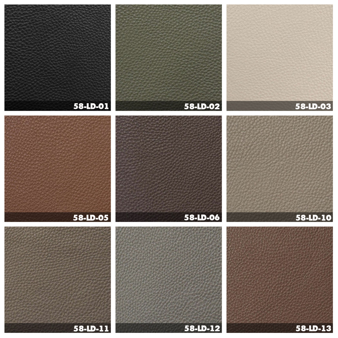 Cream genuine leather bed frame moyu color swatches.