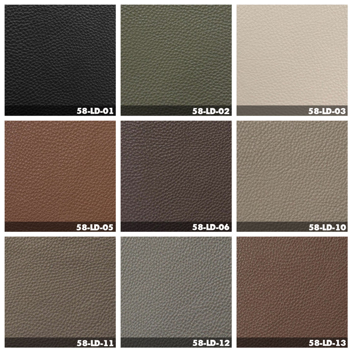 Cream genuine leather bed frame moyu color swatches.