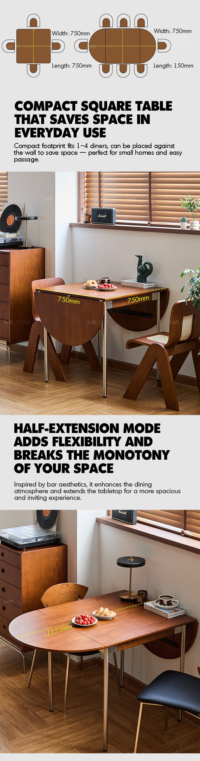 Bauhaus Boxwood Extendable Oval Dining Table SEASON Good to Know - 3