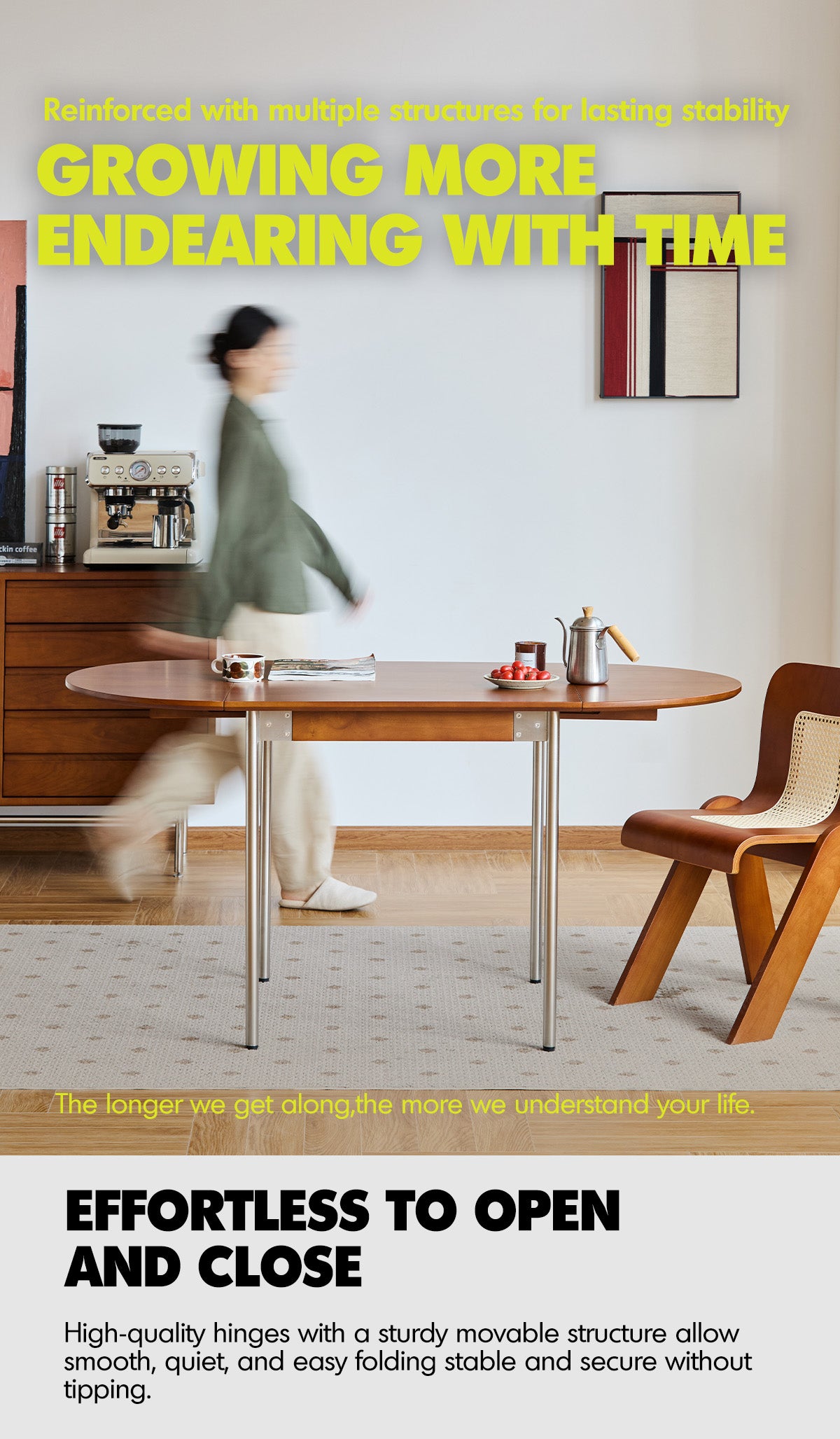 Bauhaus Boxwood Extendable Oval Dining Table SEASON Good to Know - 6