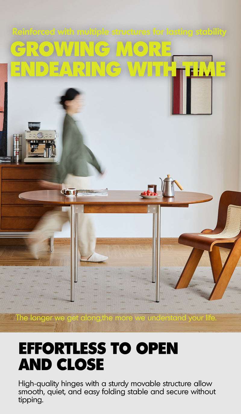 Bauhaus Boxwood Extendable Oval Dining Table SEASON Good to Know - 6