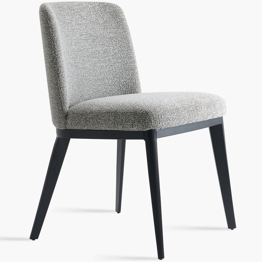 Modern Fabric And Leather Dining Chair METAL MAN N4