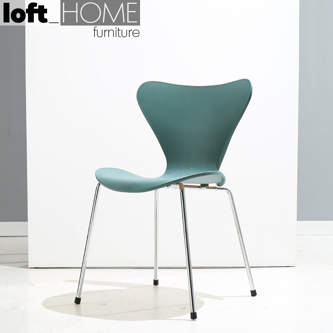 (Fast Delivery) Scandinavian Plastic Dining Chair ANT GREEN Primary Product