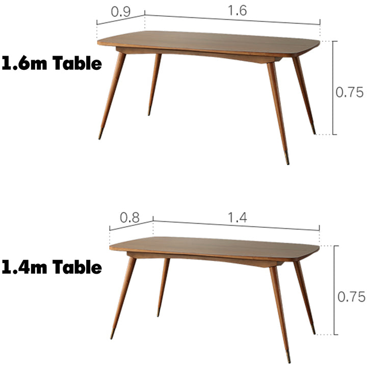 (Fast Delivery) Dining Table - MELBOURNE Size Chart