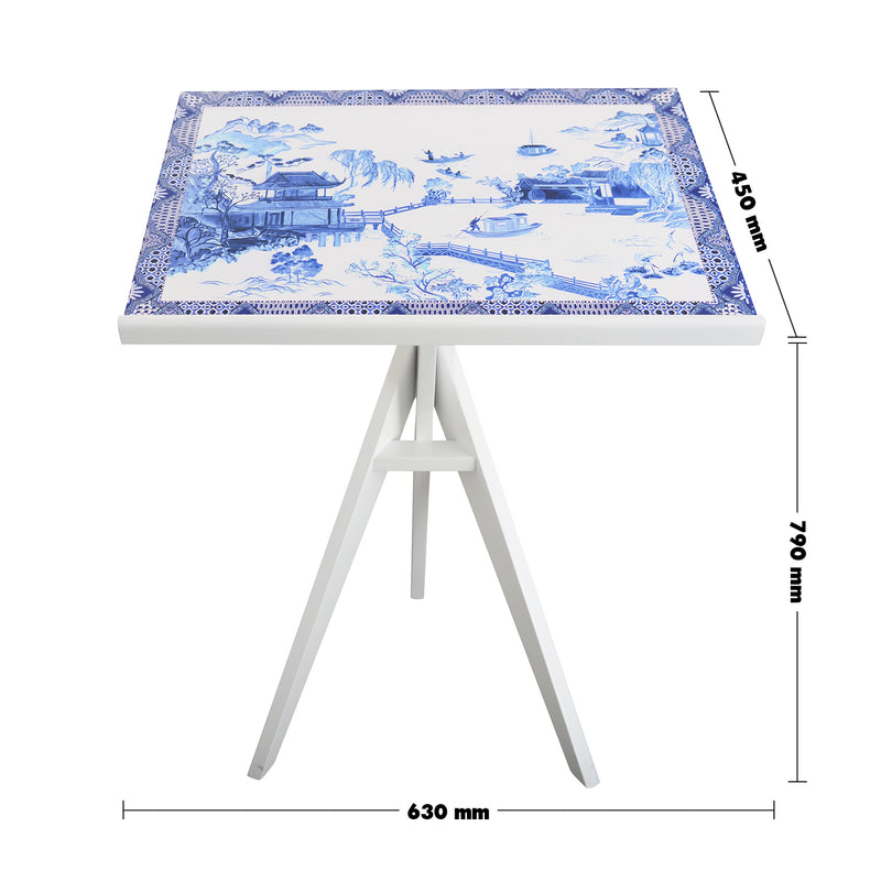 Eclectic Wood Book Display Bracket DELFT BLUE Size Chart