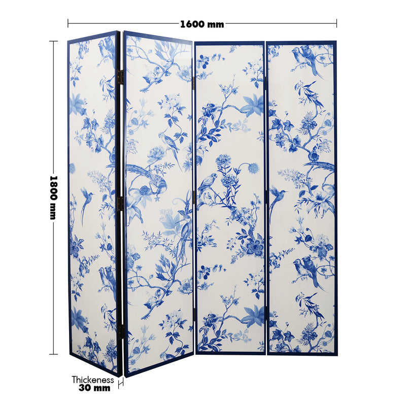 Eclectic Wood Divider DELFT BLUE Size Chart